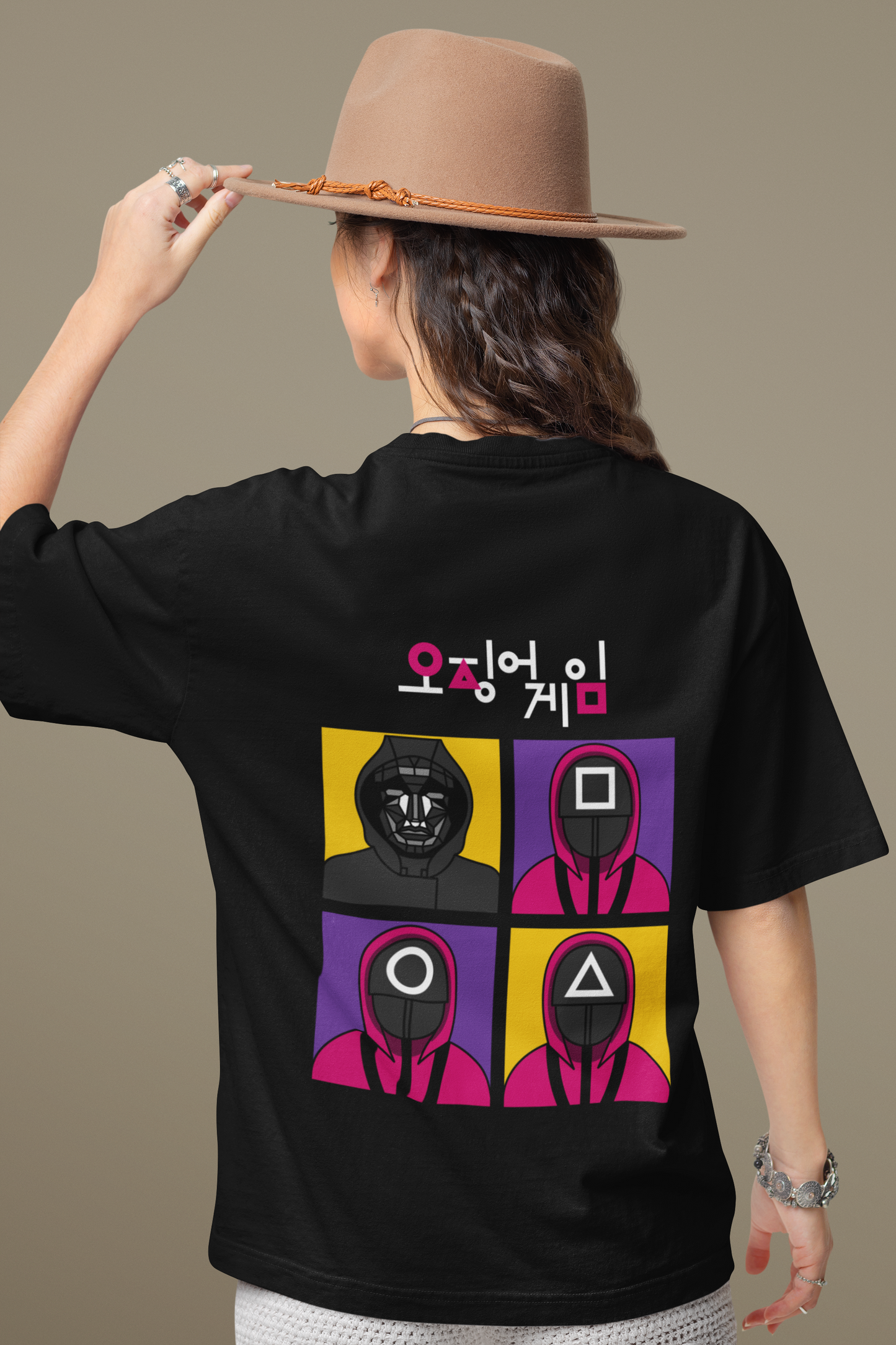 Oversized Squid Game T-Shirt: Survival Mode