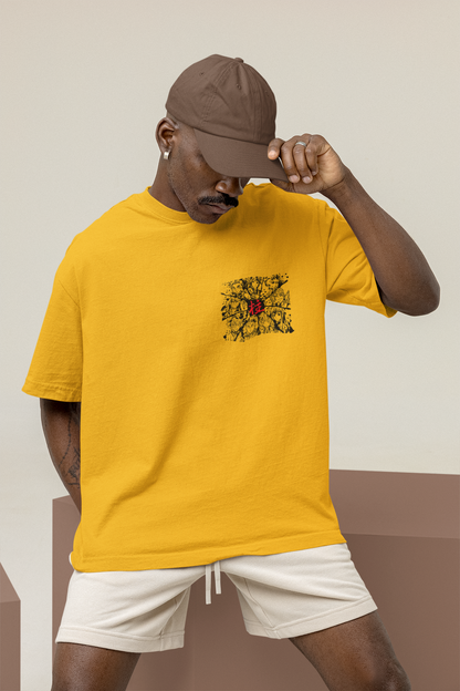 DEMON SLAYER – YELLOW OVERSIZED T-SHIRT