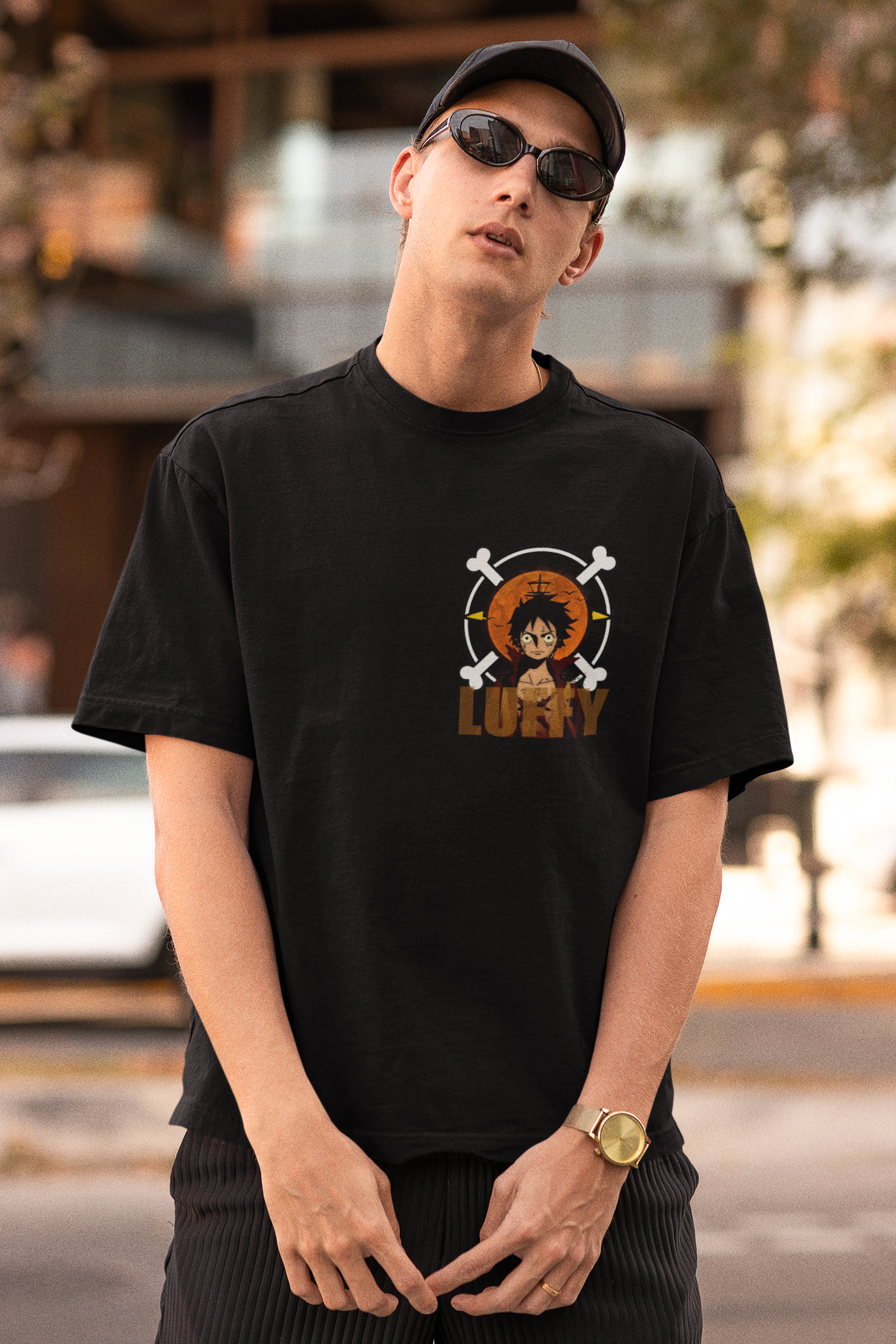 The King of Pirates: One Piece Anime Oversized T-Shirt – Rule the Seas