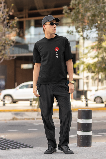 MINIMALIST ANIME – MEN'S OVERSIZED T-SHIRT