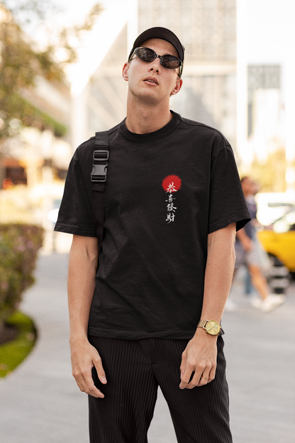 MINIMALIST ANIME – MEN'S OVERSIZED T-SHIRT