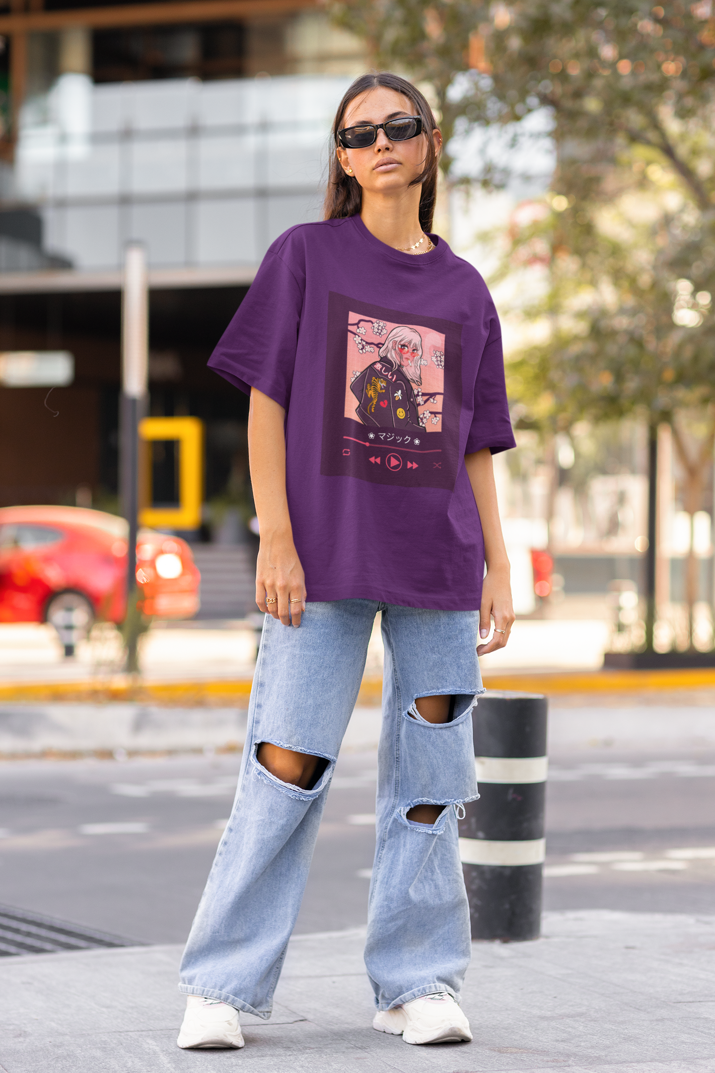 MUSIC ALBUM – WOMEN'S OVERSIZED T-SHIRT