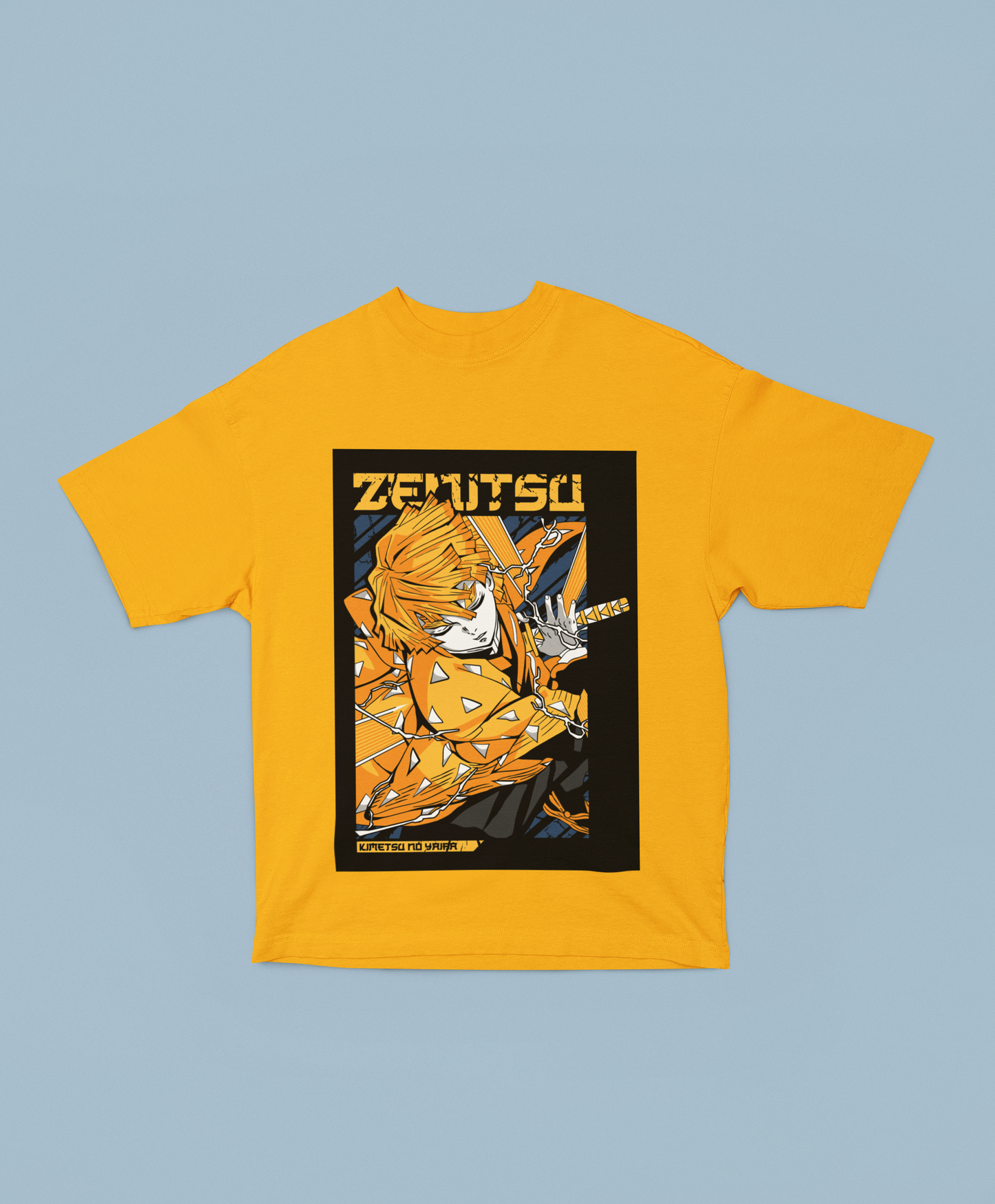 DEMON SLAYER – YELLOW OVERSIZED T-SHIRT