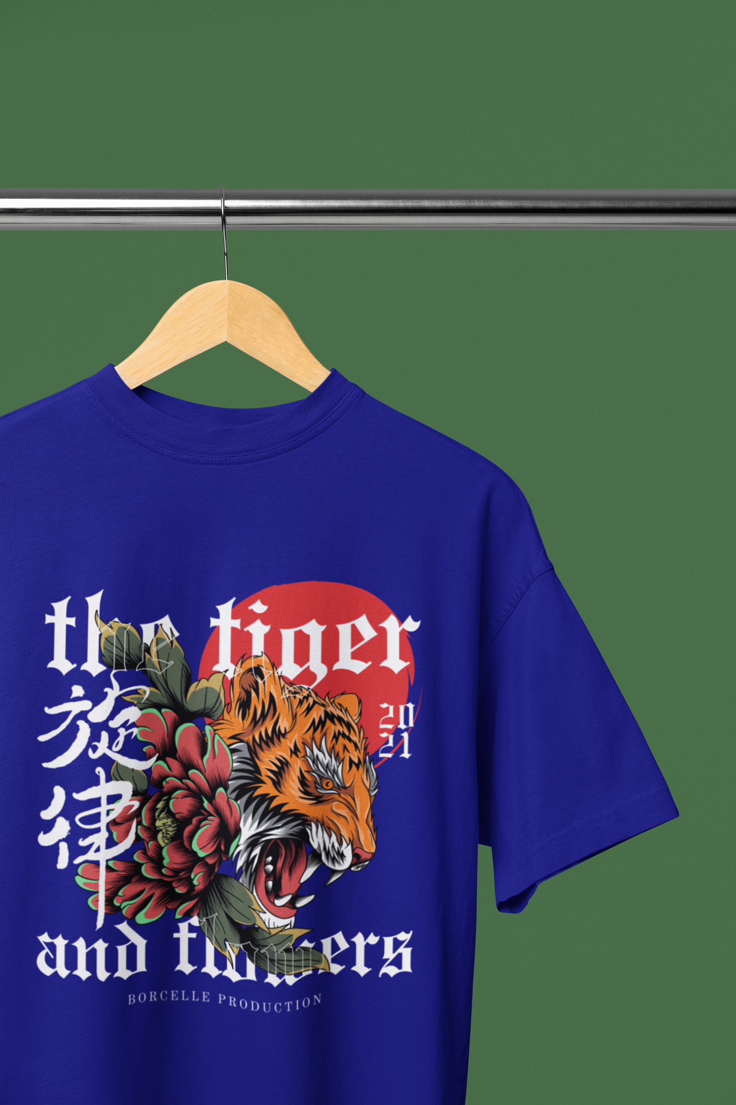 THE TIGER – MEN'S OVERSIZED T-SHIRT