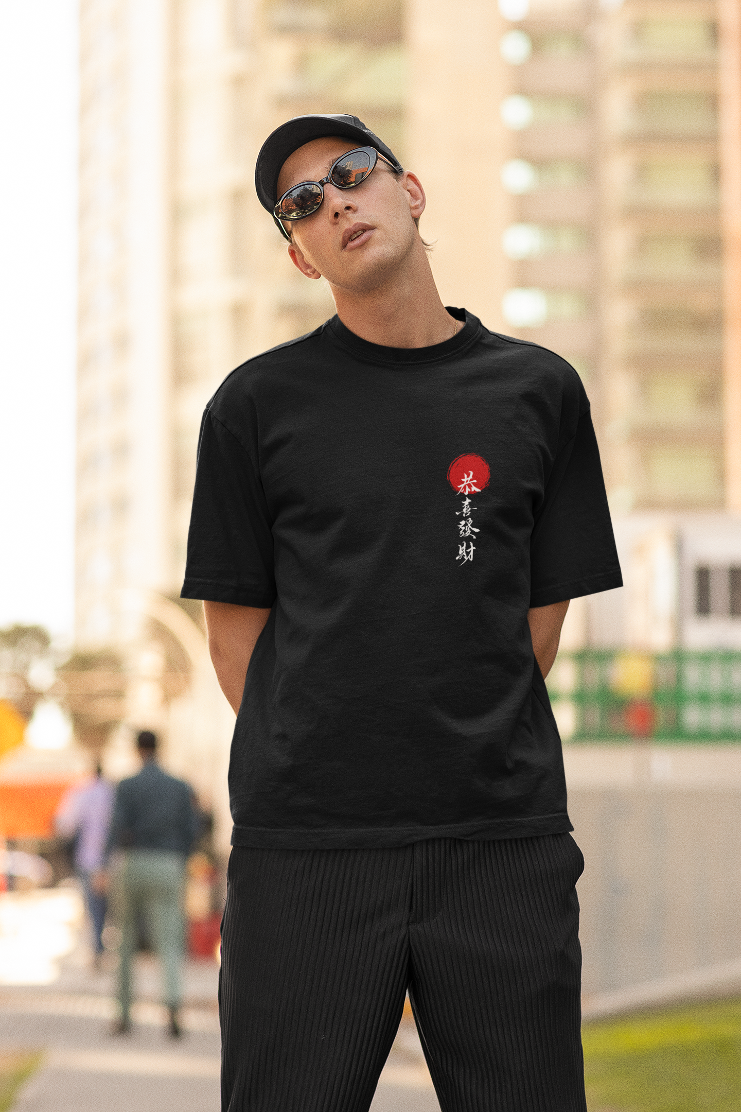 MINIMALIST ANIME – MEN'S OVERSIZED T-SHIRT