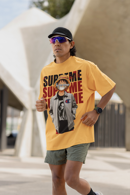 ONE PIECE Supreme Anime: Amber Oversized T-Shirt