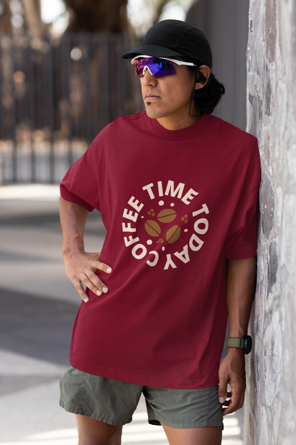 COFFEE TIME – OVERSIZED UNISEX T-SHIRT