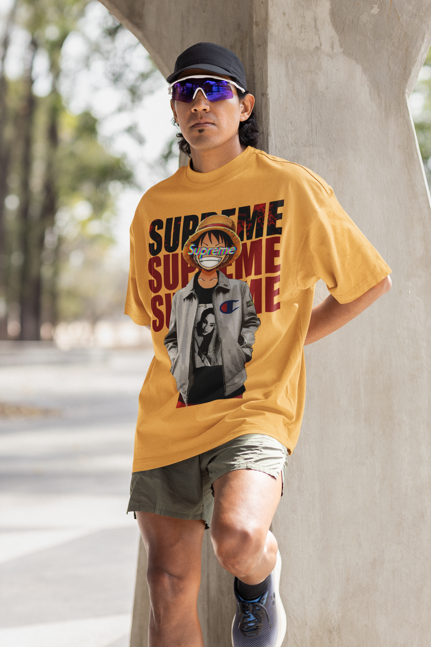 ONE PIECE Supreme Anime: Amber Oversized T-Shirt