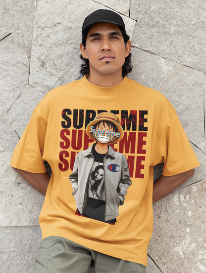 ONE PIECE Supreme Anime: Amber Oversized T-Shirt