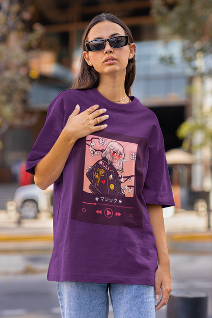 MUSIC ALBUM – WOMEN'S OVERSIZED T-SHIRT